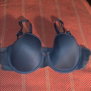 34D Thirdlove Blue 24/7 Seamless Stripe TShirt Bra